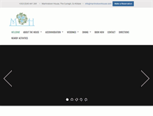 Tablet Screenshot of martinstownhouse.com